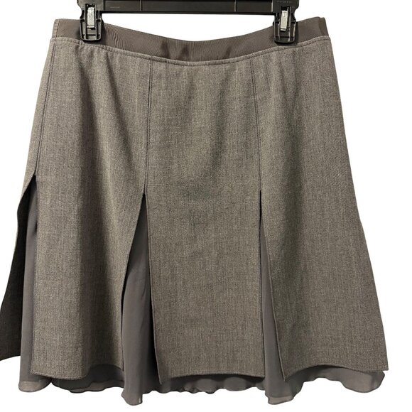 Etcetera Womens Grey A-Line Skirt Size 6 Polyester Viscose Blend - Picture 12 of 12